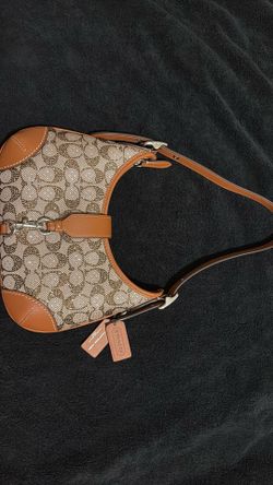 Hamptons Crystal Signature Jacquard Hobo Bag