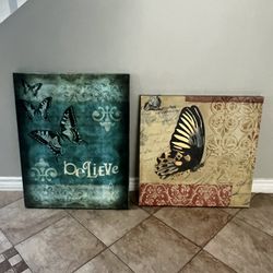 Butterfly Picture Canvas Frames