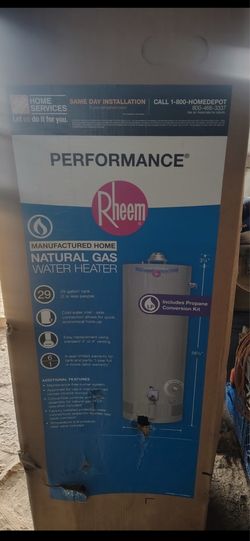 Water heater  for mobile Home