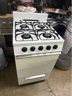 20” Tiny gas range four burners