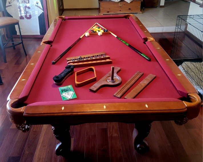 Pool Table And Accessories