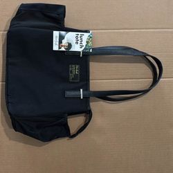 Fit & Fresh Copley Insulated Lunch Tote – Classic Black (NEW)