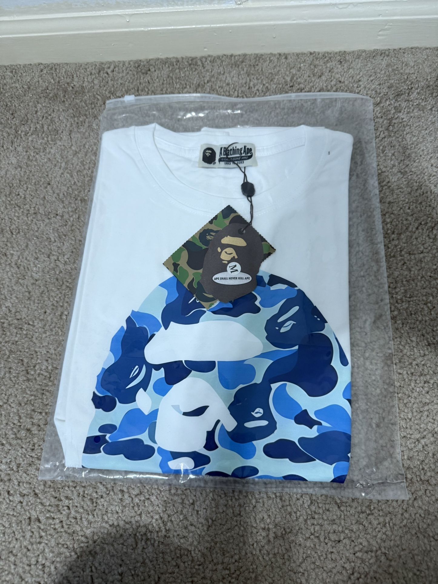 Bape Blue Camo T Shirt