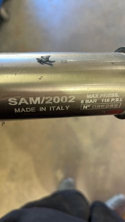 SAM/2002 Pneumatic Cylinder Made in Italy