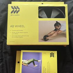 Ab wheel & jump rope