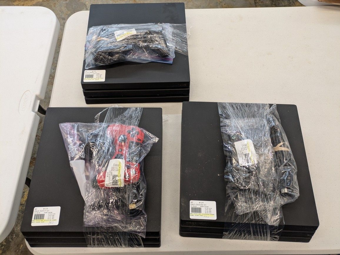 PS4 Pro 1tb W Controller $129 Each