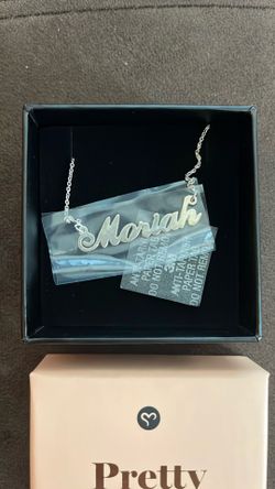 “Moriah” Pretty Things Inside My Name Necklace 
