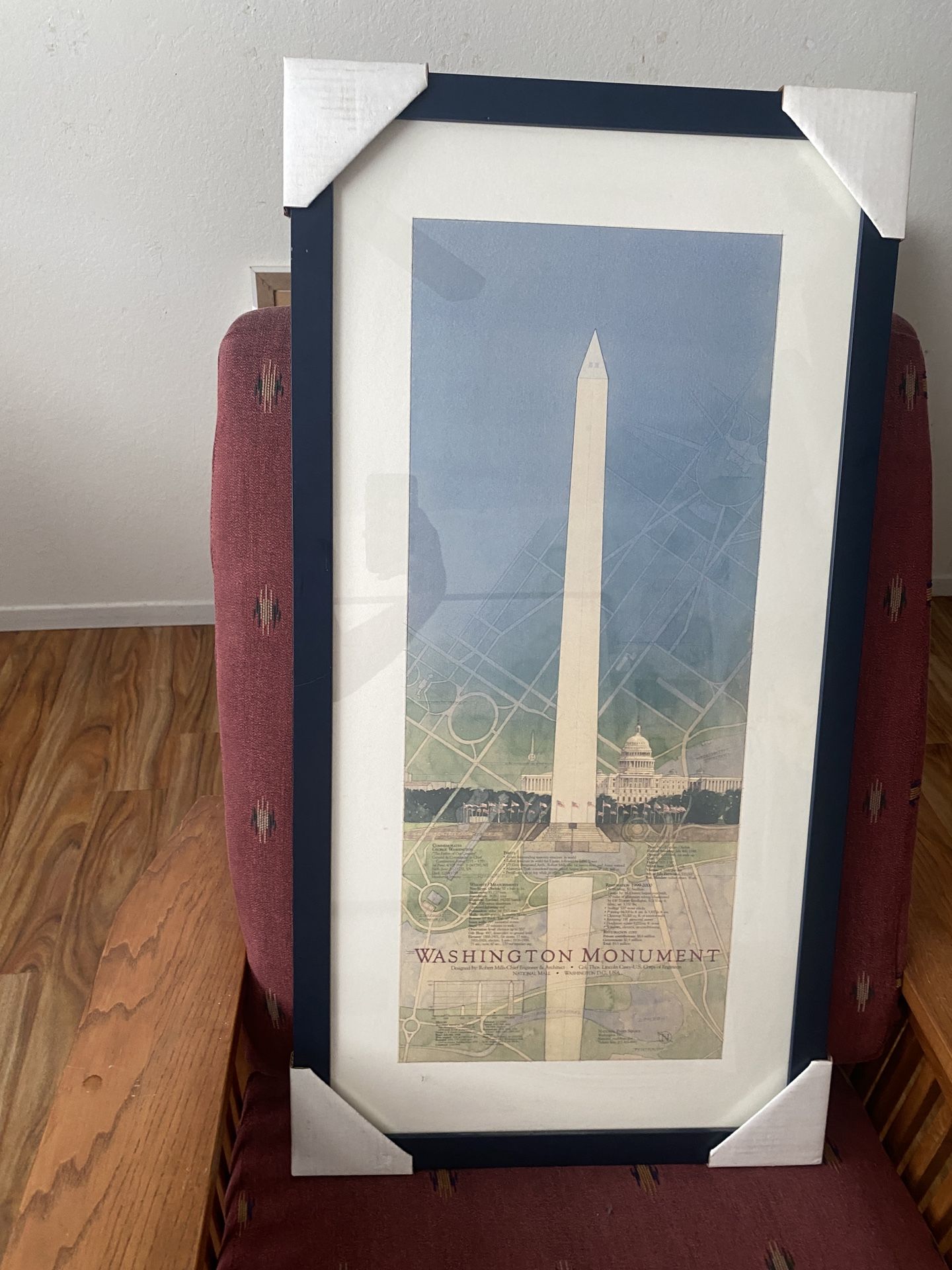 Washington DC Monument Art Print