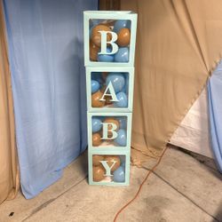 Baby Shower Cubes For Boy