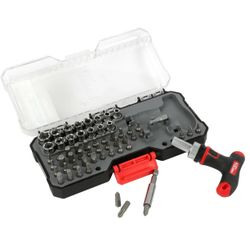 59-Piece T-Handle Driver Bit Set with Click Fit Case, Holiday Gift