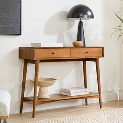 West Elm Mid century Modern Console table