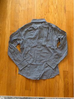 Black and White Checkered Long Sleeve