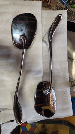 vw Bug "Albert" style swan neck Mirrors 