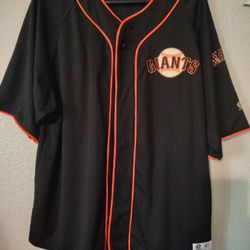 San Francisco Giants Jersey Adult XL Black & Orange
