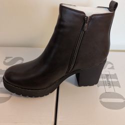 Women's Chunky Heel Ankle Boots