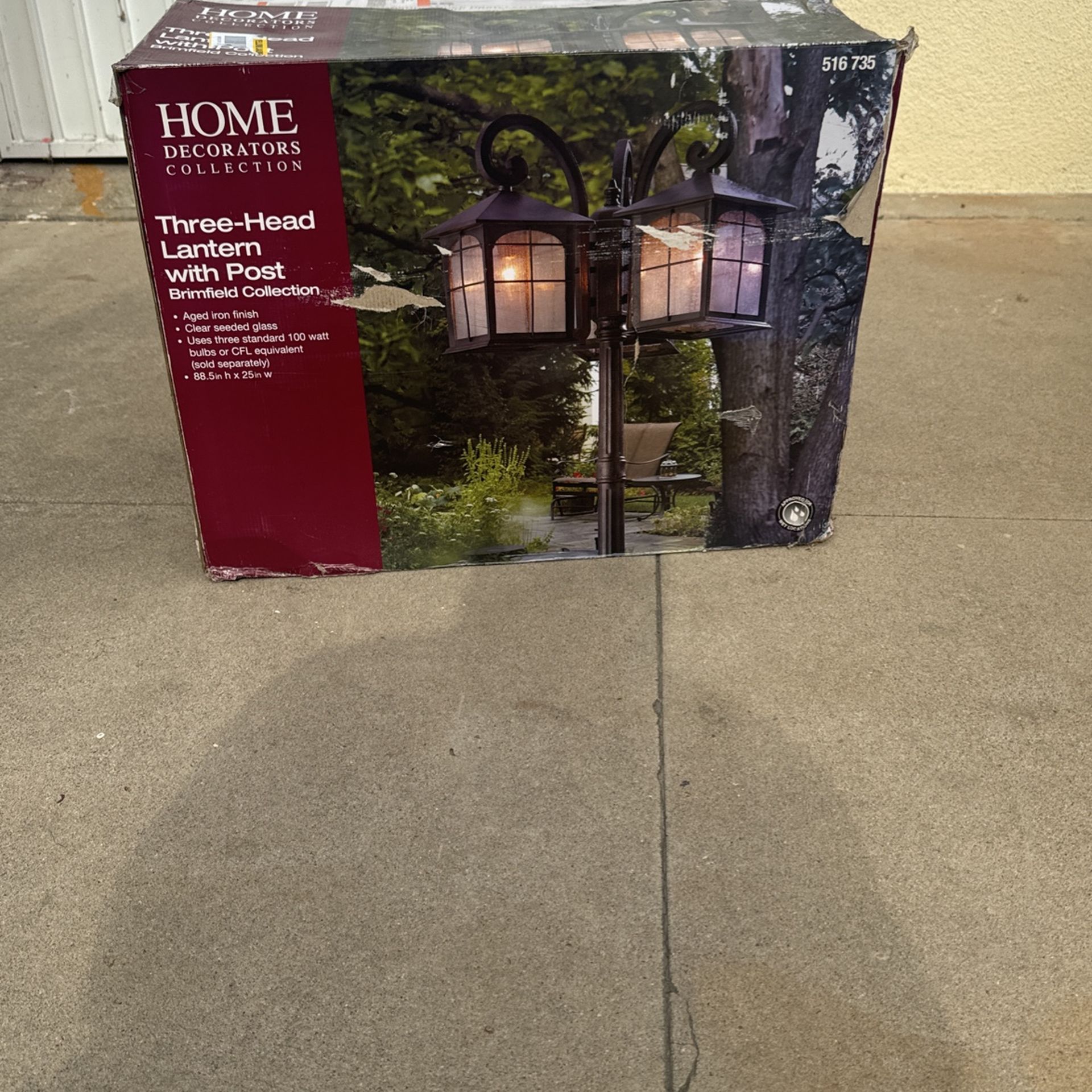 Home The Greatest Collection Three Head Lantern With Post Bring Field Collection New $130,All Products : American Fashion Style Bags On Sale