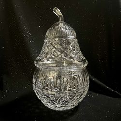 Pear Shaped Crystal Dish