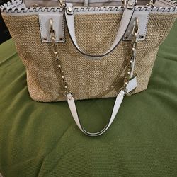 Michael Kors Straw Tote