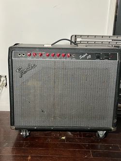 90s fender super 112 red knobs