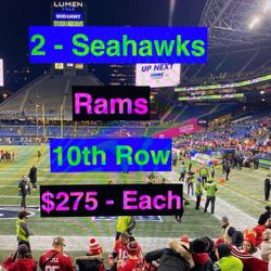 Seahawks Rams Tickets