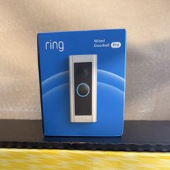 Wired Ring Doorbell Camera Pro ( Brand New From Best Buy)