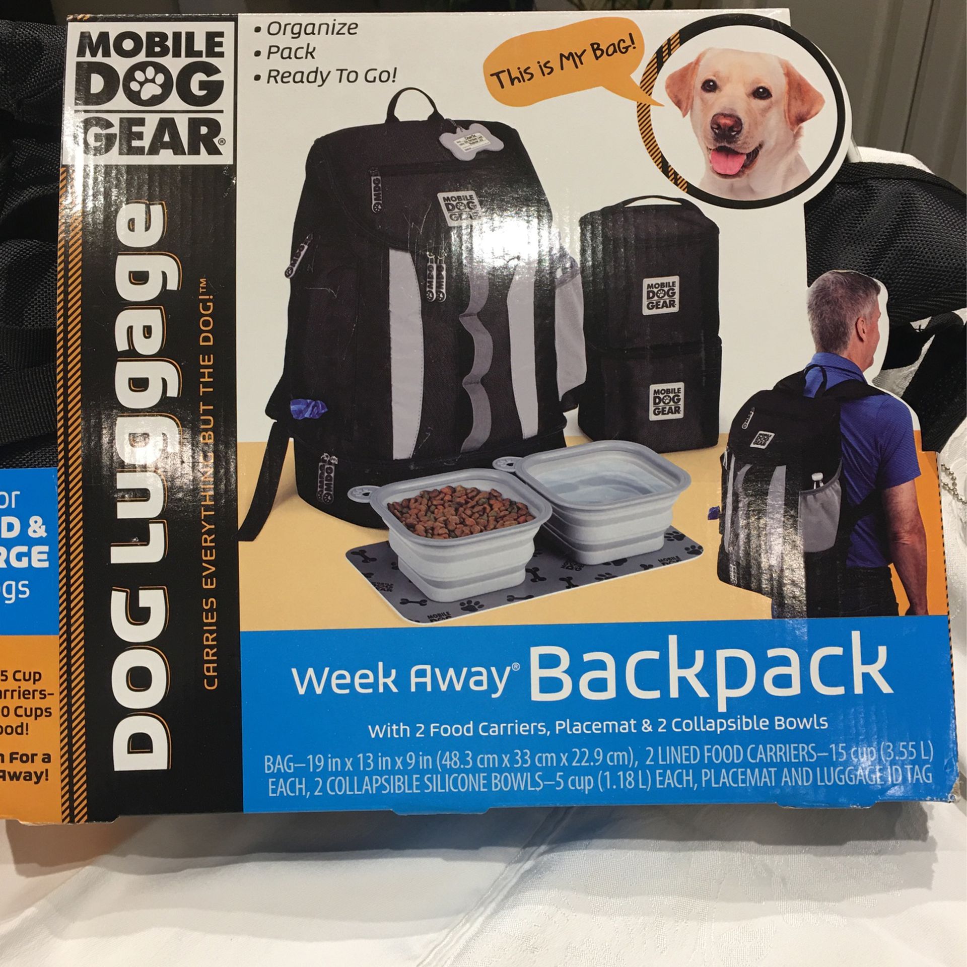 Dog Luggage - Med To Lg Size Dog