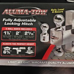 Alumatow Multi Ball Hitch 6" Rise/drop