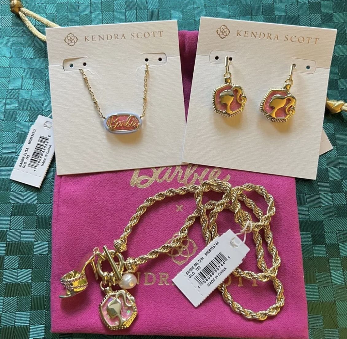 Barbie™ x Kendra Scott Two Necklaces & Earrings Bundle