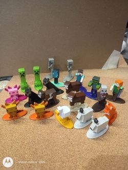 MINECRAFT DIE CAST METAL CHARACTERS