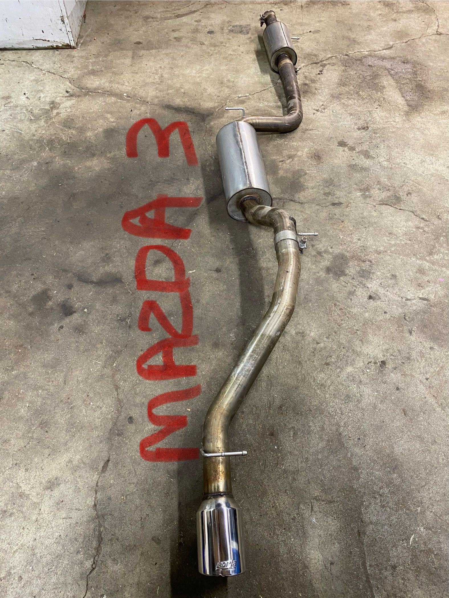 04-09 Mazda 3 Borla Exhaust Sedan/hatch 