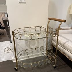 Vintage Style Bar Cart 