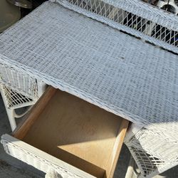 Wicker Vanity 