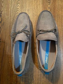 Johnnie-O Grey Suede Shoes Size 9 1/2