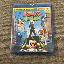 Monsters vs Aliens Blu-Ray