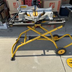 Dewalt 10-inch Compound Miter Saw With Aluminum Cutting Blade And General Purpose Blade