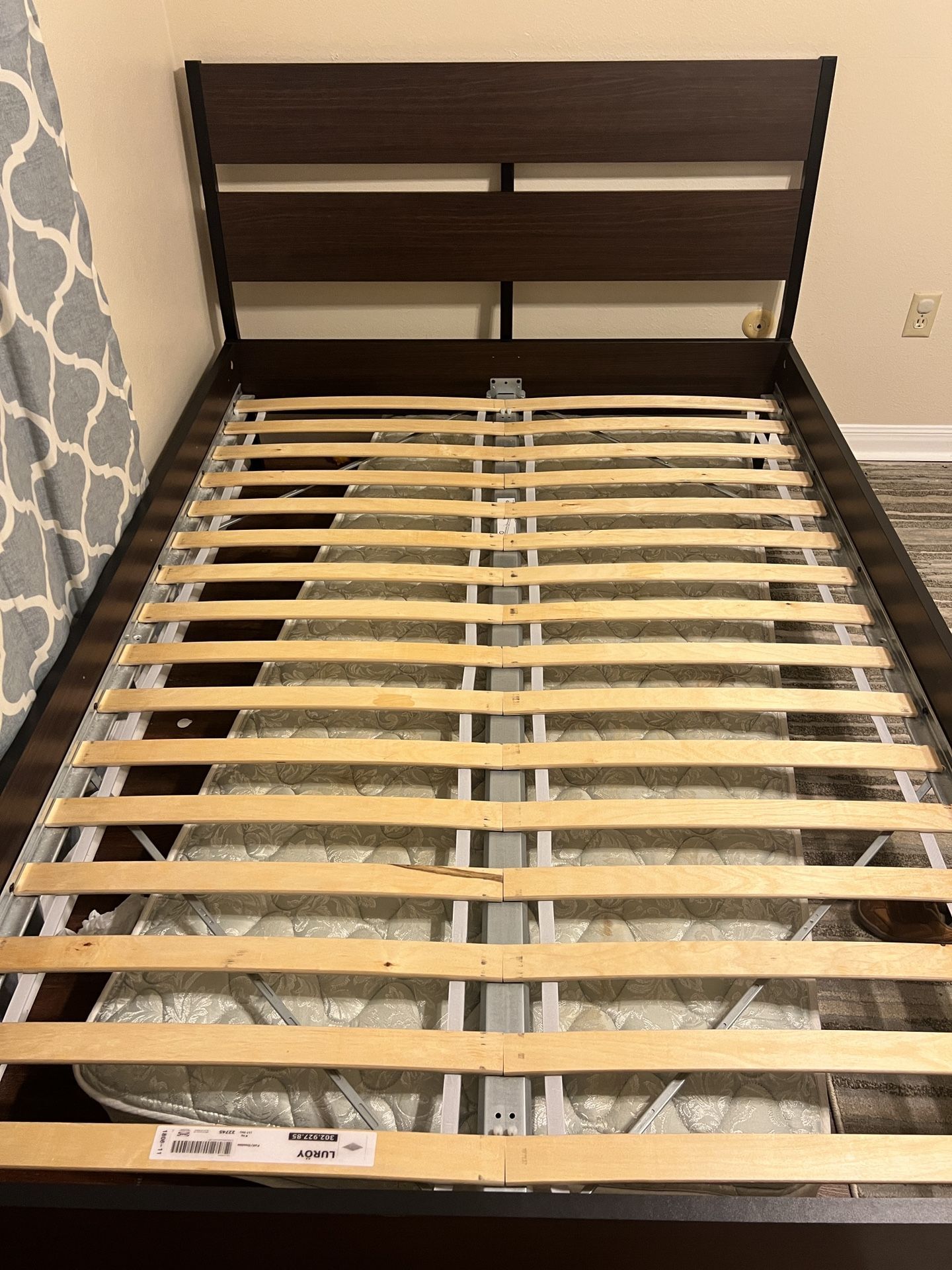 Full Size TRYSIL IKEA bed frame only - mattress not Included