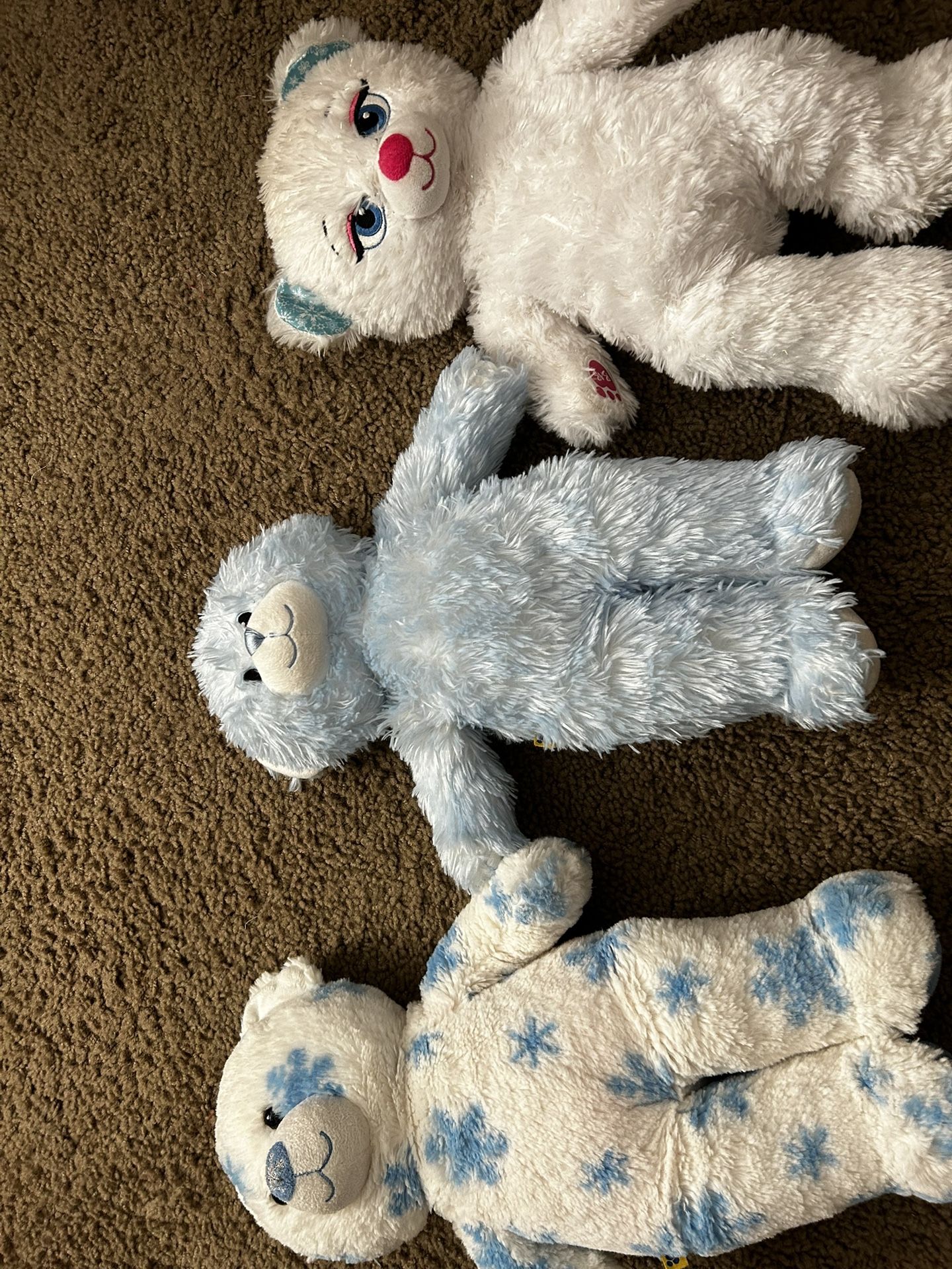 Three Build A Bear Stuffed Animal From Frozen Movie
