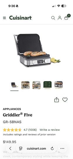 Cuisinart Griddler 5