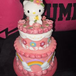 Hello kitty jar ceramic