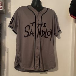 The Sandlot Baseball Jersey Of "Benny the Jet" Rodriguez Size Xl