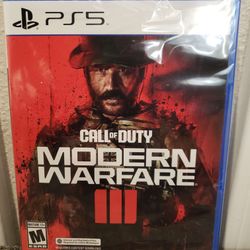 Sealed Brand New PS5 Playstation Call Of Duty Modern Warfare 3 Video Game 