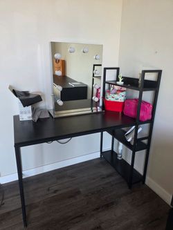 Desk can be used for Vanity or office