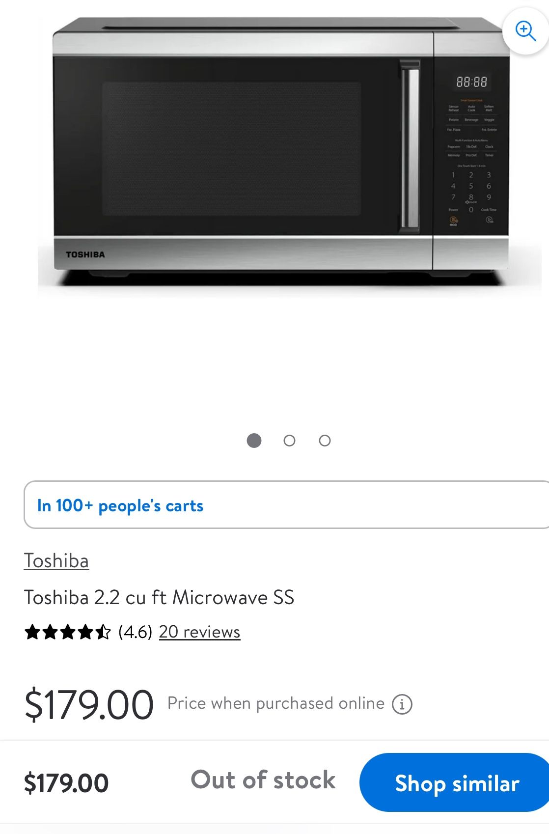 Microwave Toshiba Appliances