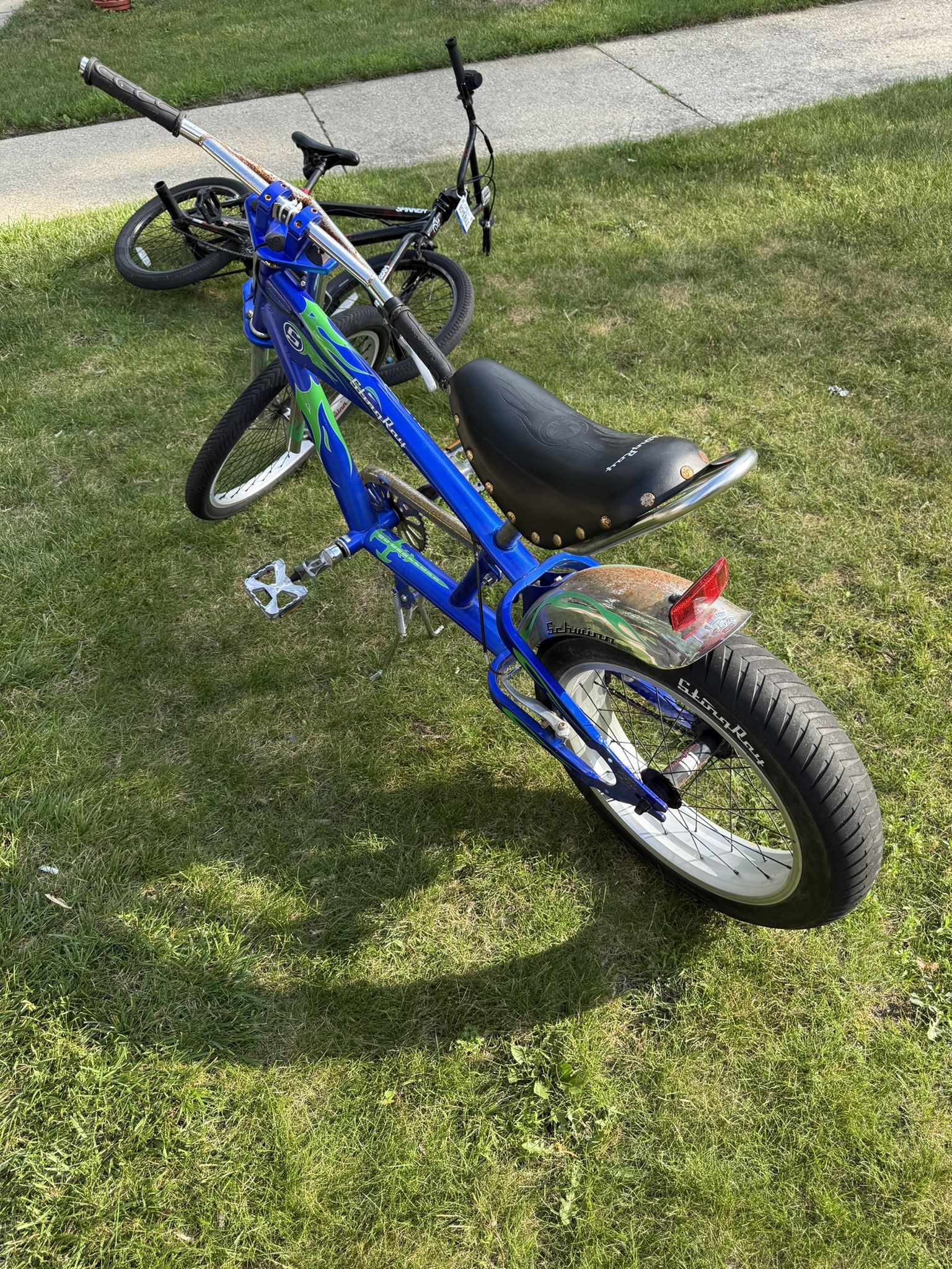 Schwinn Sting Ray Chopper Bike (Blue & Green)