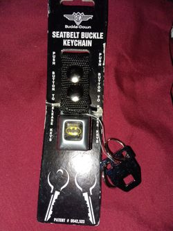 Batman Seatbelt Buckle Key Chain 