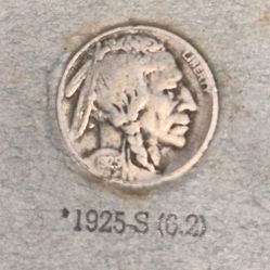 1925 - S Mint - Buffalo Nickel 