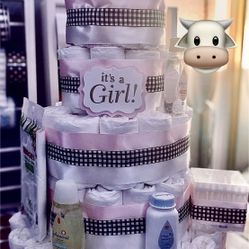 Custom Made Diaper Cakes / Maternity Bally Sash 