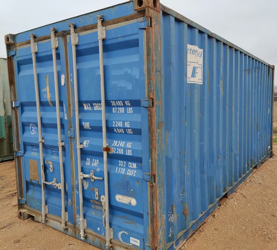 20ft Wind & Water Tight Shipping Containers For Sale