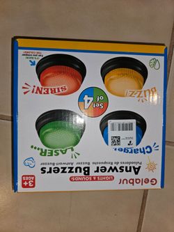 Answer buzzers for kids NEW. Fun!