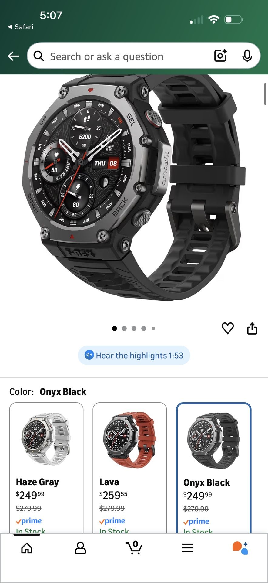 Amazfit trex 3 Watch 